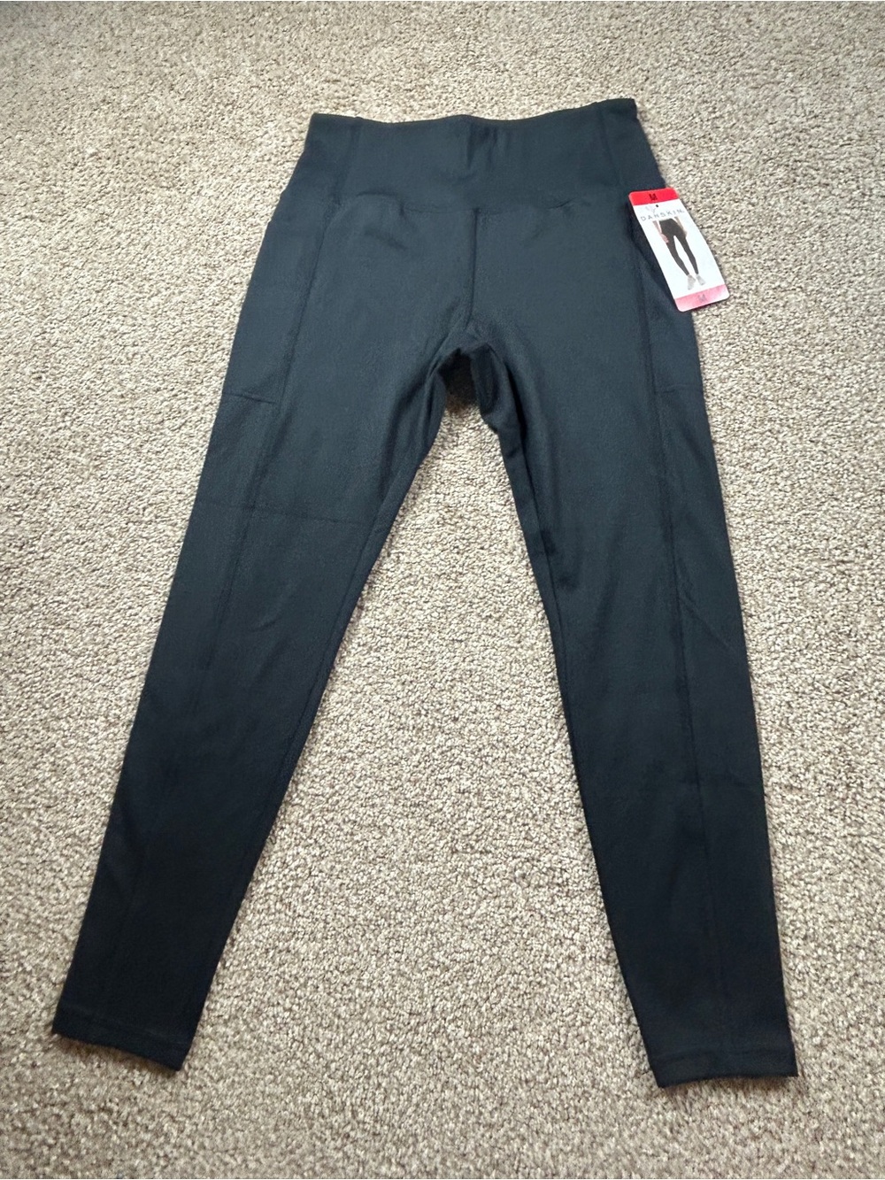 Danskin Women’s Black High Rise Full Length Leggings Size Medium NWT